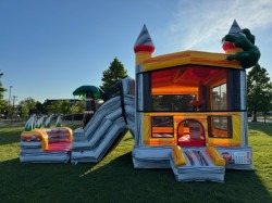 Lava Flow Combo Bounce House