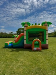 Rainforest Rumble Bounce House Combo