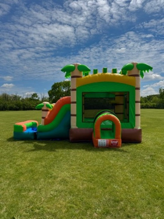 Rainforest Rumble Bounce House Combo